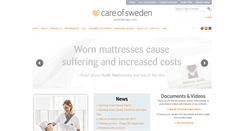 Desktop Screenshot of careofsweden.com